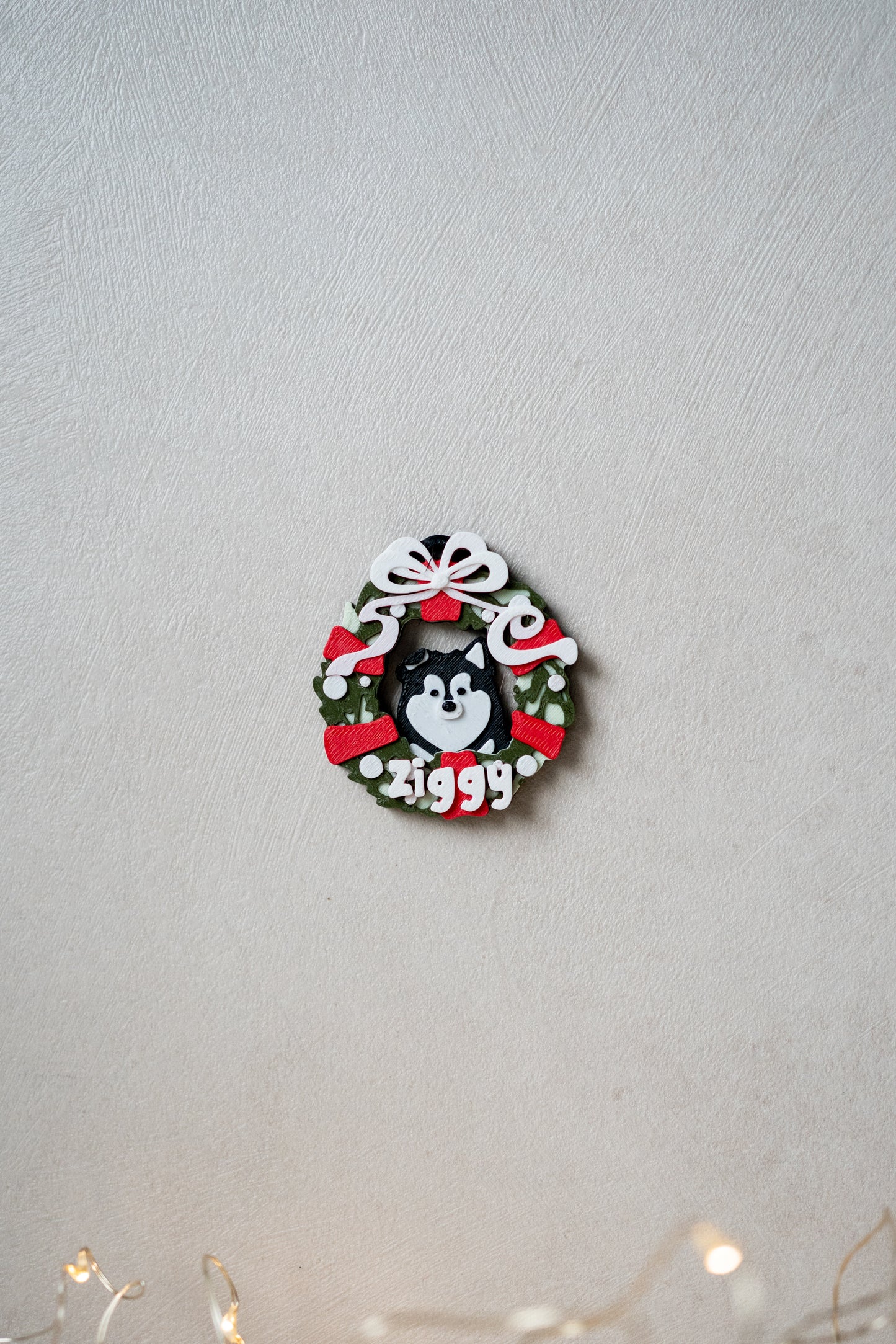 Christmas Wreath | Name Tag