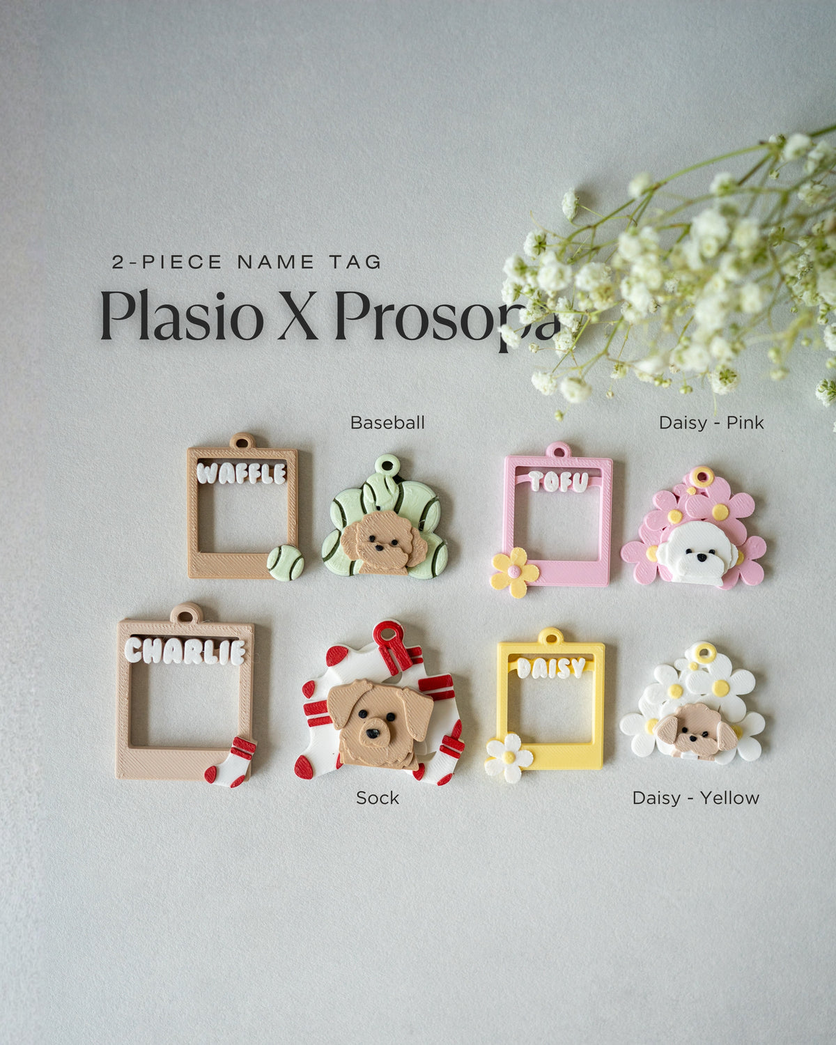 Plasio X Prosopa | 2-Piece Name tag