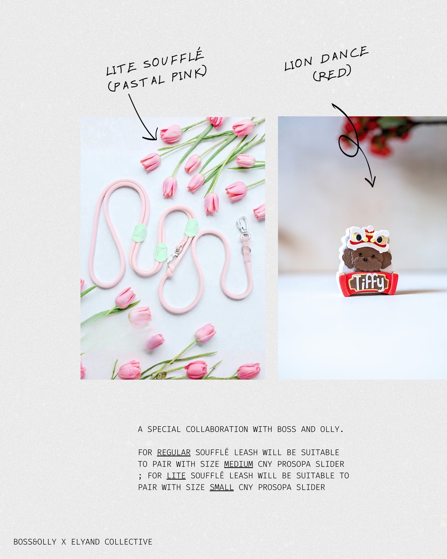 Lite Soufflé Leash X [Small] CNY Prosopa Slider
