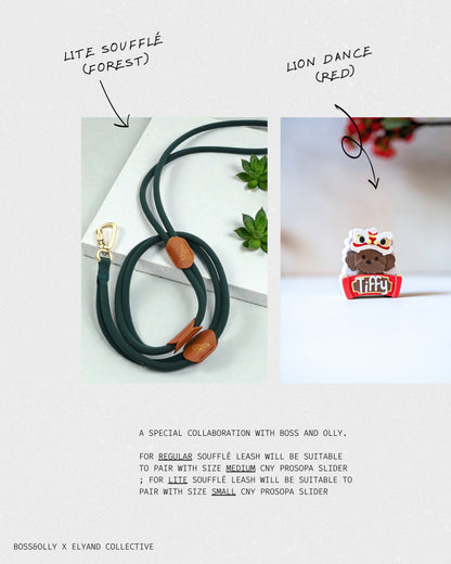 Lite Soufflé Leash X [Small] CNY Prosopa Slider