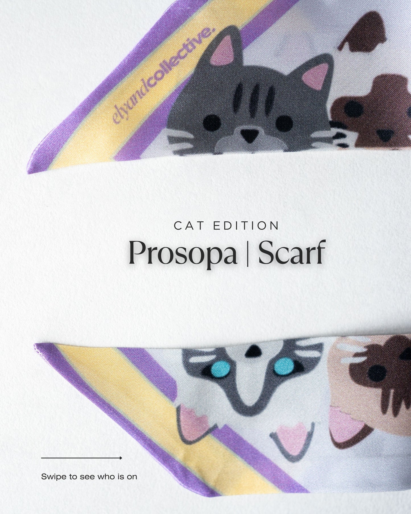 Prosopa | Cat Edition Scarf