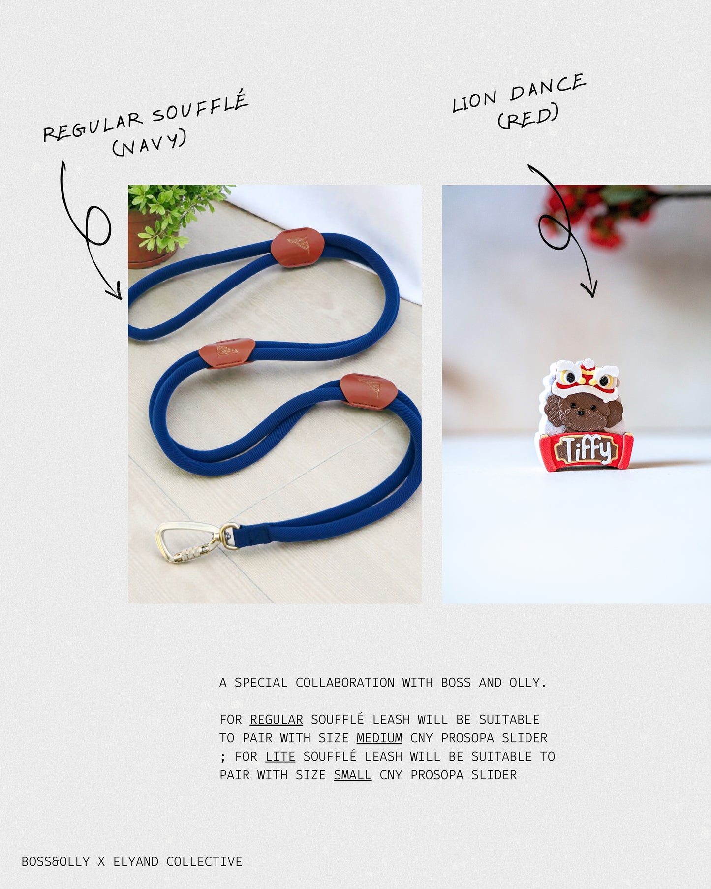 Regular Soufflé Leash X [Medium] CNY Prosopa Slider