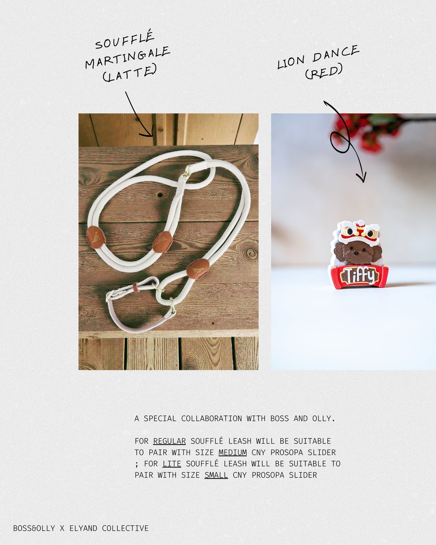 Regular Soufflé Leash X [Medium] CNY Prosopa Slider