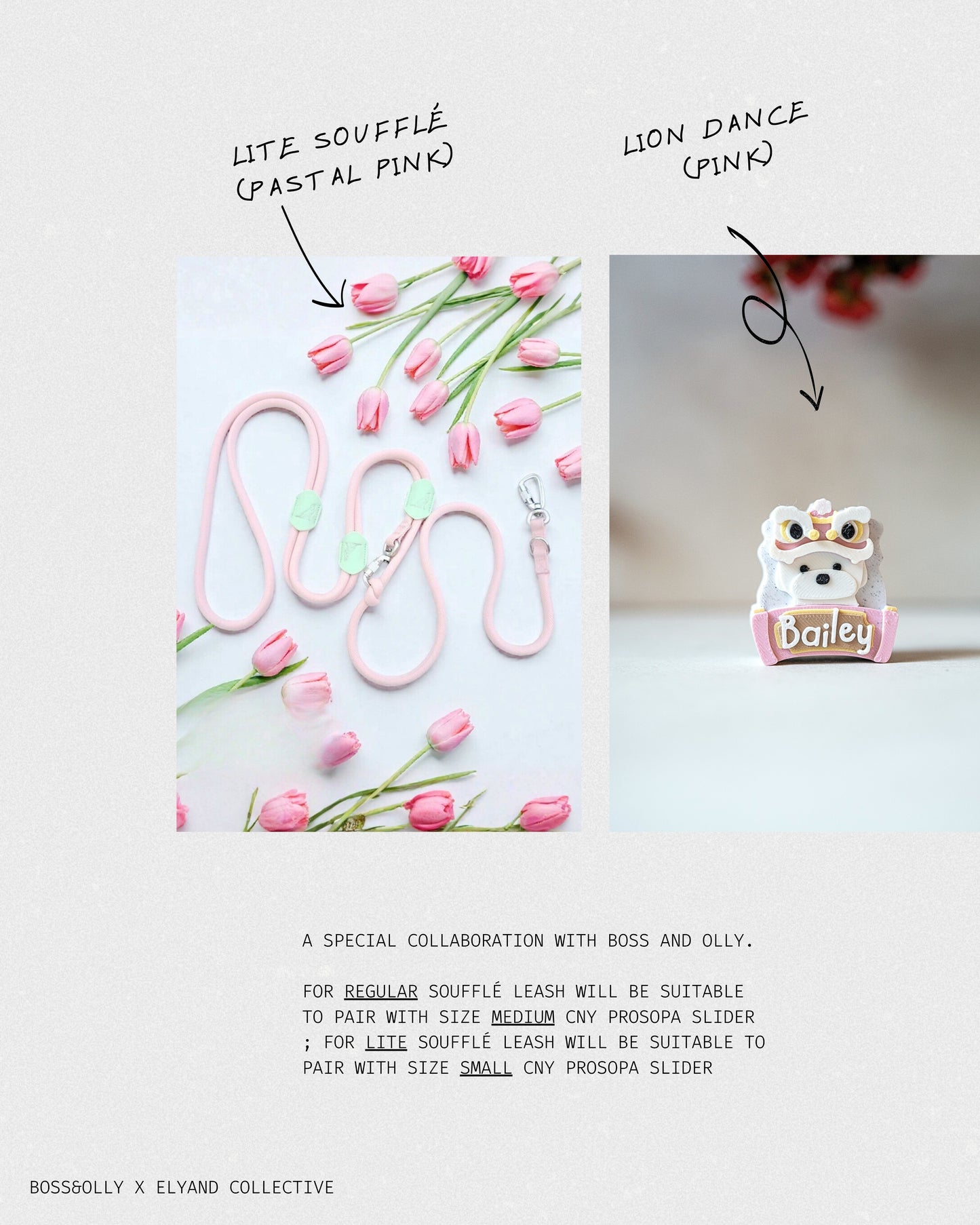 Lite Soufflé Leash X [Small] CNY Prosopa Slider