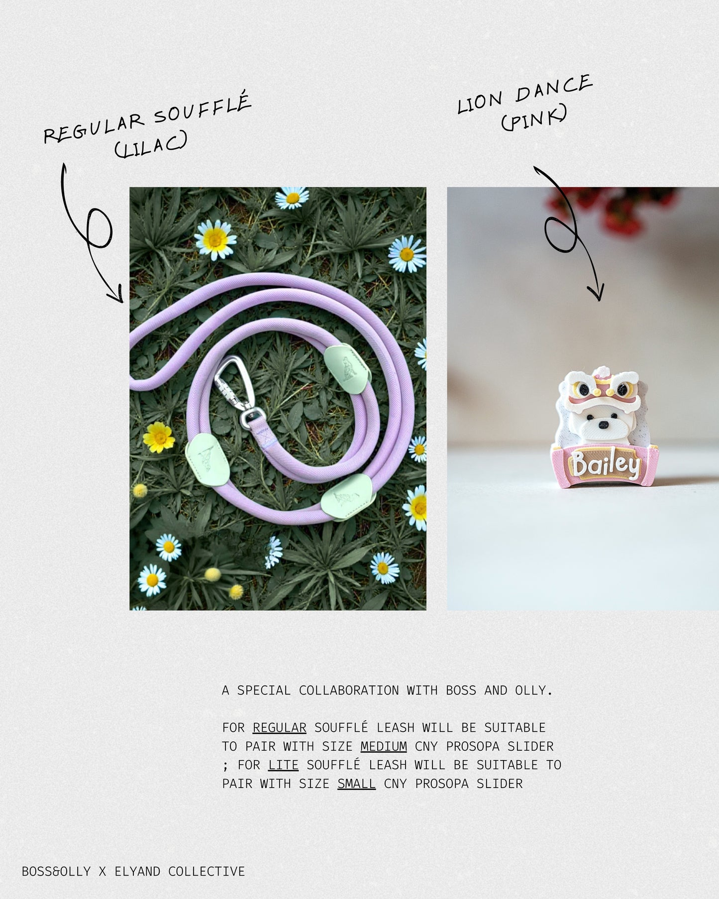 Regular Soufflé Leash X [Medium] CNY Prosopa Slider