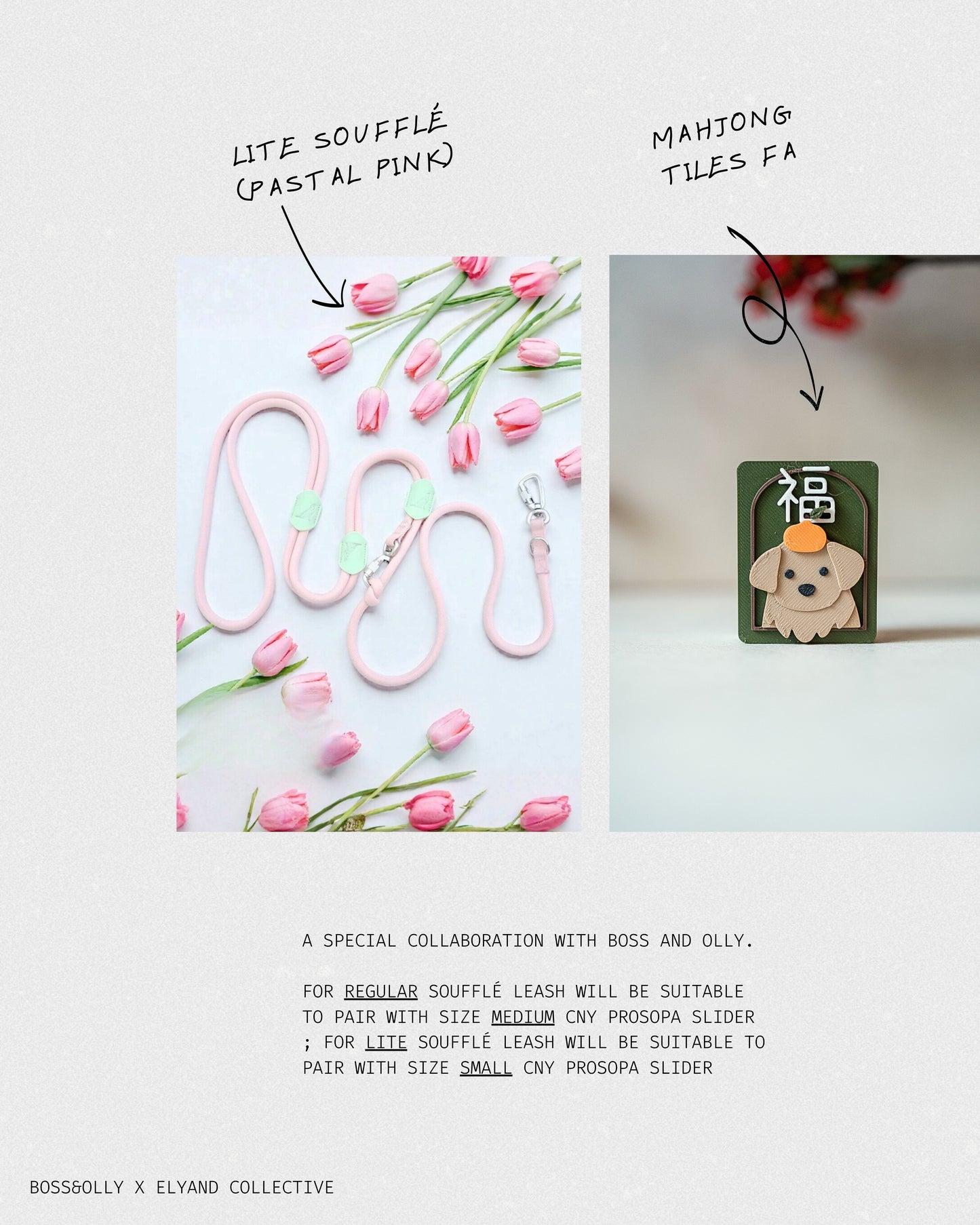 Lite Soufflé Leash X [Small] CNY Prosopa Slider