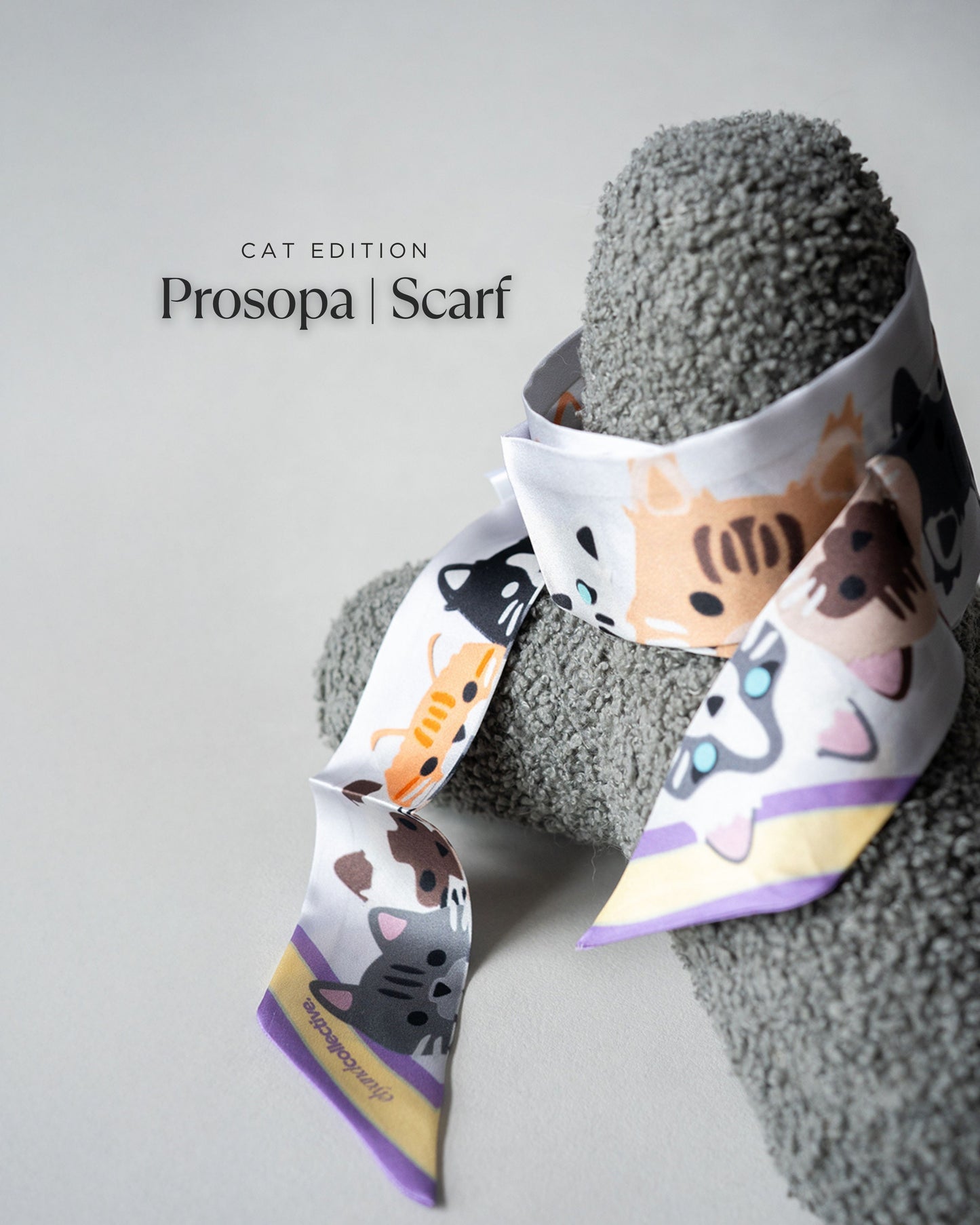 Prosopa | Cat Edition Scarf