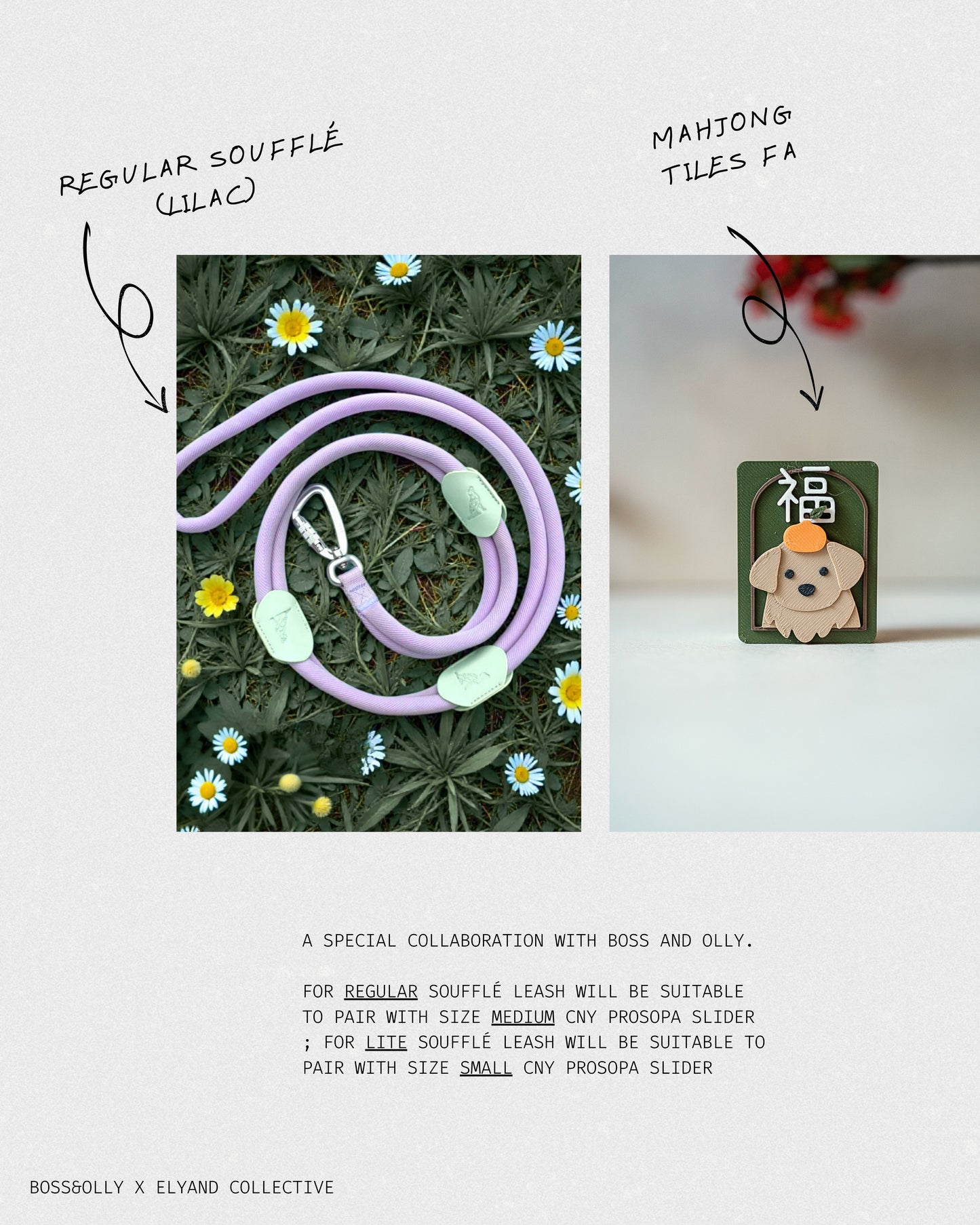 Regular Soufflé Leash X [Medium] CNY Prosopa Slider