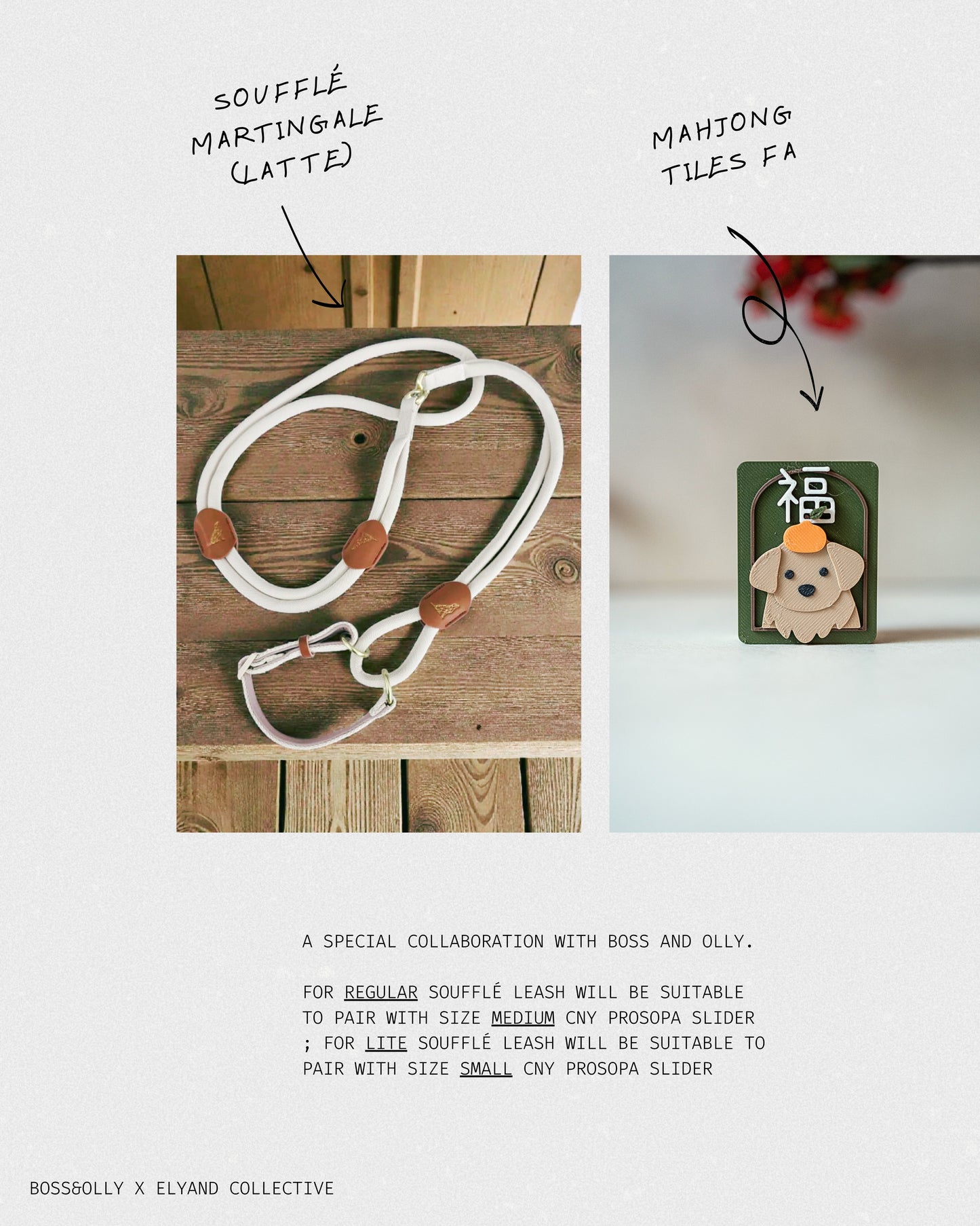 Regular Soufflé Leash X [Medium] CNY Prosopa Slider