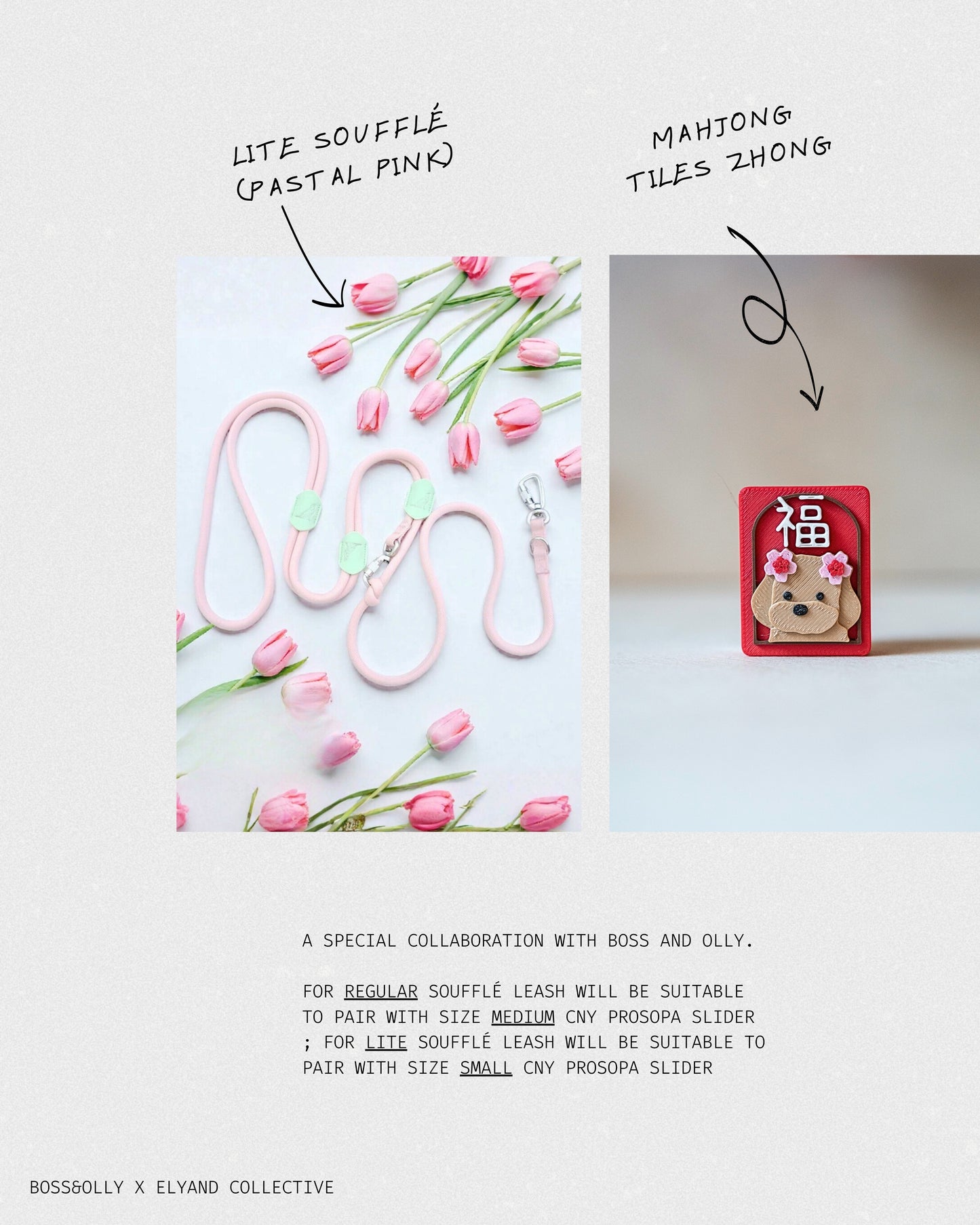 Lite Soufflé Leash X [Small] CNY Prosopa Slider